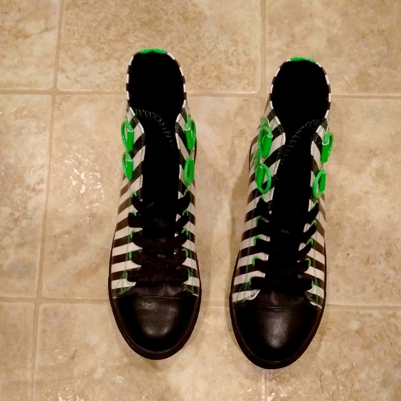 Strange Cvlt Striped Beetle Sneakers - Picture 2 of 8